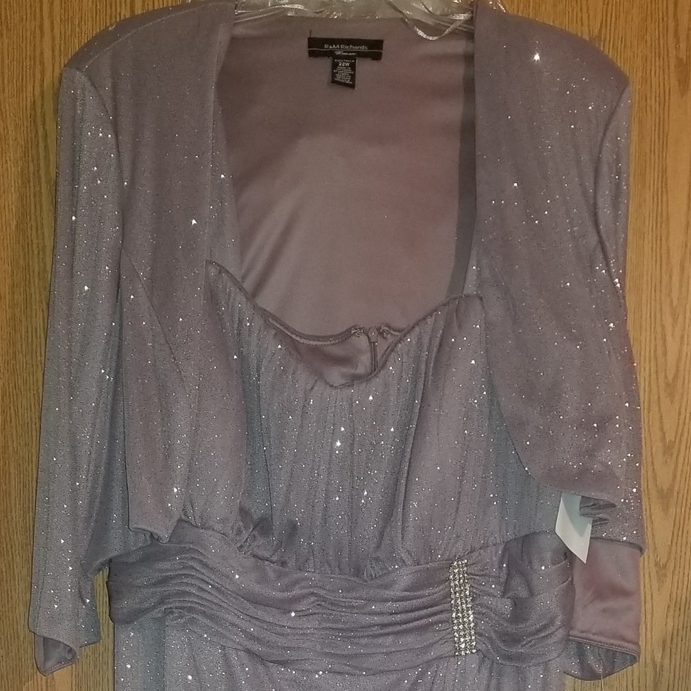 R & M Richards evening gown